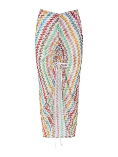 Missoni Long Skirt In Multi