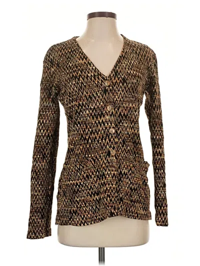 Pre-owned Missoni Long Sleeve Blouse In Brown
