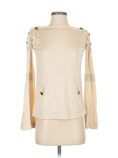 Pre-owned Missoni Long Sleeve Blouse In White