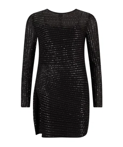 Missoni Long Sleeve Dress In Black