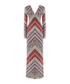 Missoni Metallic Crochet-knit Maxi Dress In Gray
