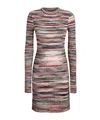 Missoni Striped Short Dress In Multicolor