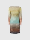 Missoni Metallic Ombre Knit Mini Dress