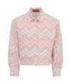 Missoni Long Sleeve Shirt In White