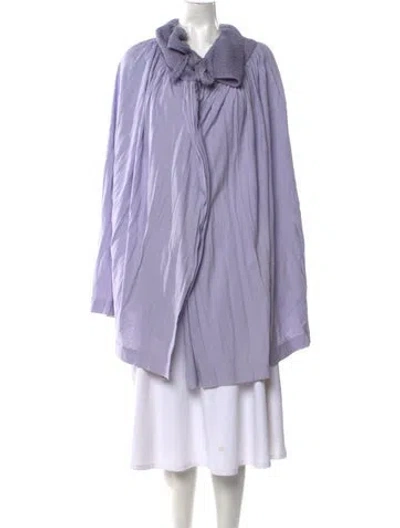 Pre-owned Missoni Long Sleeve Tunic In Purple