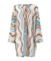 Missoni Cover Up With Cut-out Detailing And Long Sleeves In Multicolor