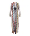 Missoni Geometric Print Sheer Beach Cover Up