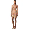 Missoni Long-sleeved Dress In Printed Tulle In Multicoloured 1