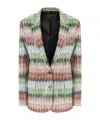 Missoni Long-sleeved Suit Jacket In Multicolor