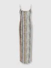 Missoni Multicolor Fit Long Dress In Multicoloured