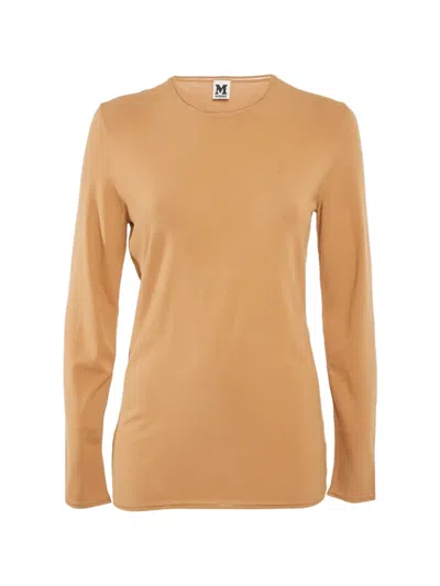 Pre-owned Missoni Long-sleeves Top In Brown