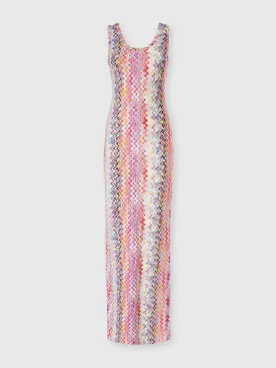 Missoni Long Tank Dress In Multi