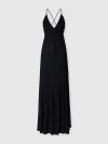 Missoni Womens Strappy Halterneck Woven Maxi Dress Black Beauty In Black
