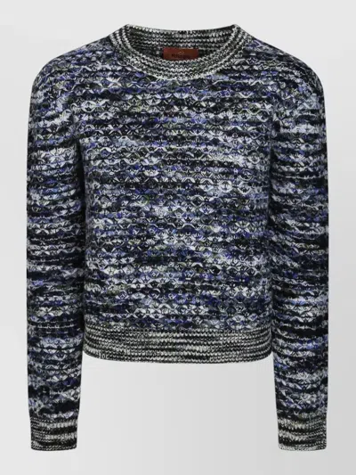 Missoni Long-sleeve Crew-neck Sweatshirt In Multi