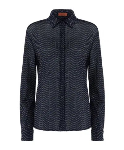 Missoni Long-sleeve Shirt In Black