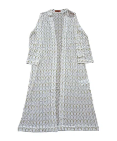 Missoni Long-sleeved Cardigan In Gray