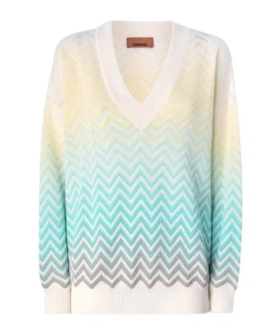 Missoni Long-sleeved Knitwear In Multi