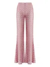 Missoni Low-rise Lace Trousers In 红色