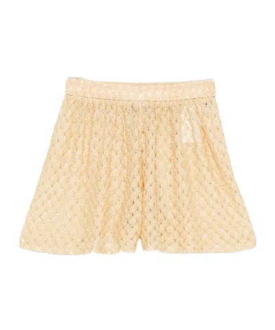 MISSONI MISSONI LUREX DETAILED SHORTS
