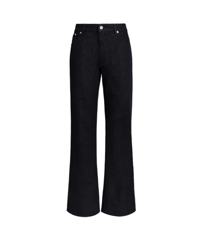 Missoni Lurex-detailing Logo-patch Jeans In Black
