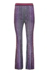 Missoni Lurex Details Knit Trousers In Multicolor