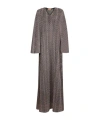 Missoni Long Kaftan Black And Bronze In Gray