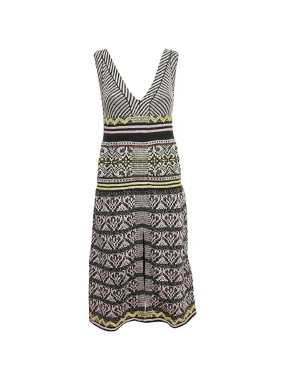 Pre-owned Missoni Lurex Knit Dress In Black