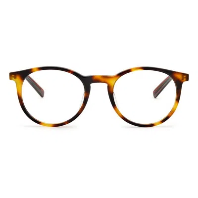 Missoni M Eyewear Round Frame Glasses In 086/19 Havana