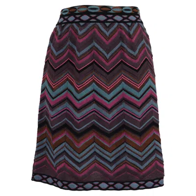 Missoni M  Chevron Skirt In Multicolor Viscose