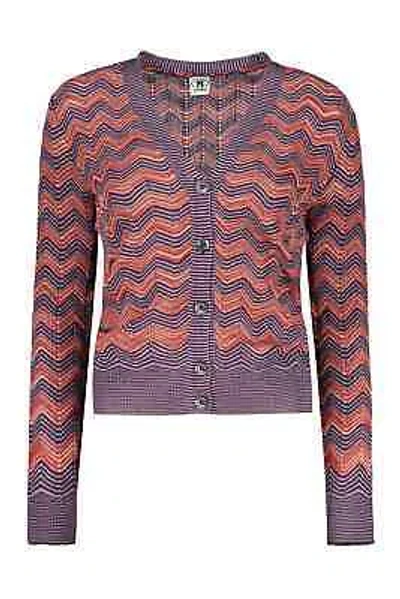 Pre-owned Missoni M  Jacquard Cardigan In Multicolor