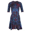 Missoni M  Knit Paneled Dress In Multicolor Wool In Multi