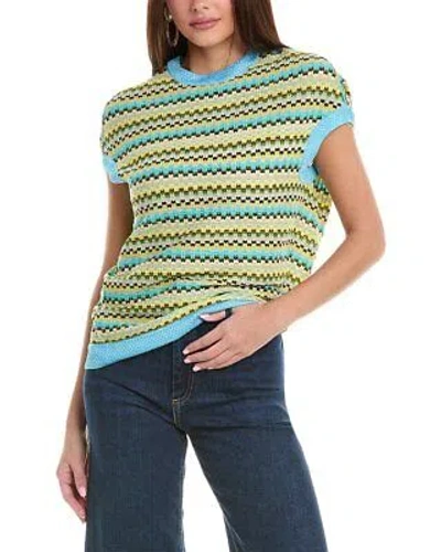 Pre-owned Missoni M  Knit Top Women's In Blue