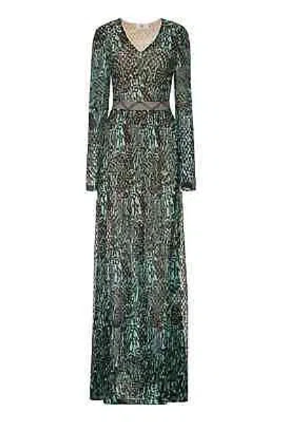 Pre-owned Missoni M  Knitted Long Dress In Blue