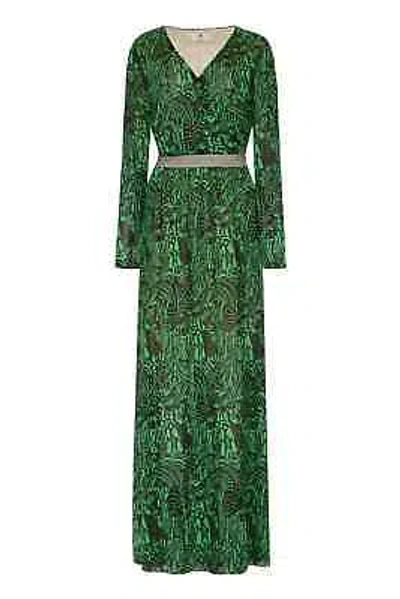 Pre-owned Missoni M  Knitted Long Dress In Green