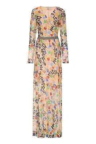 Pre-owned Missoni M  Knitted Long Dress In Multicolor