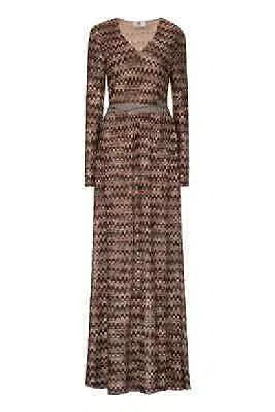 Pre-owned Missoni M  Knitted Long Dress In Multicolor