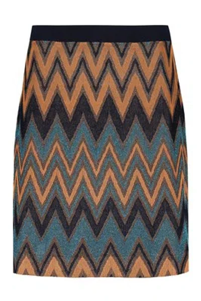 Pre-owned Missoni M  Knitted Mini Skirt In Multicolor