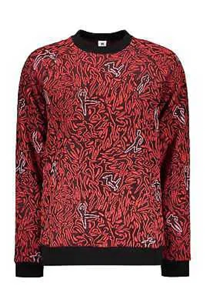 Pre-owned Missoni M  Long Sleeve Crew-neck Sweater In Red