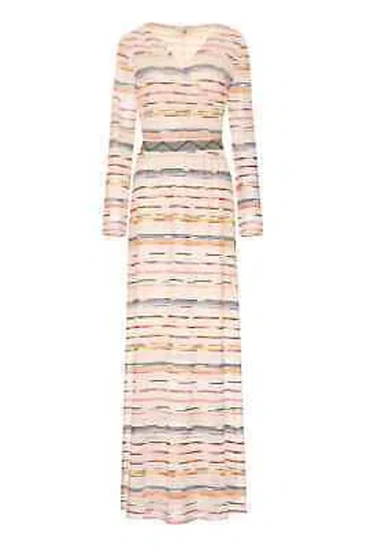 Pre-owned Missoni M  Long Tulle Dress In Multicolor