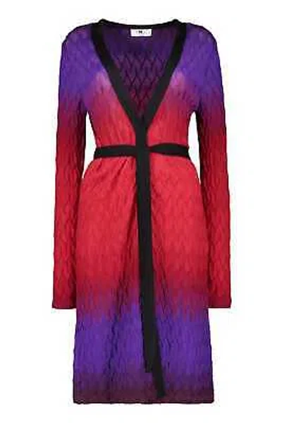 Pre-owned Missoni M  Long Wool Cardigan In Multicolor