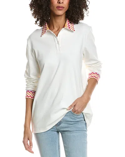Missoni M  Polo Shirt In White