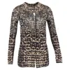 Missoni M  Printed Cardigan In Black And Gold Cotton In Multi