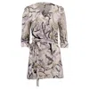 Missoni M  Printed Jersey Wrap Dress In Multicolor Silk In White