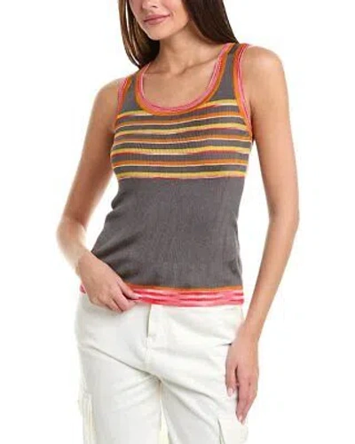 Pre-owned Missoni M  Ribbed Tank Top Women's In Smy