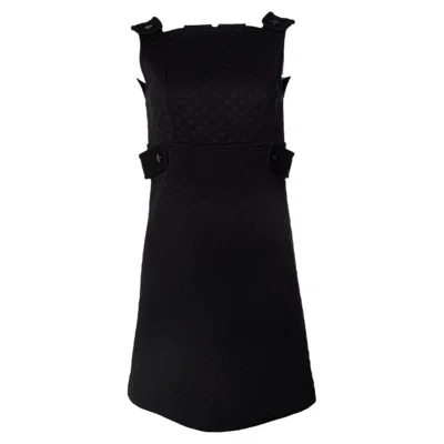 Pre-owned Missoni M , Textured Mini Dress In Black
