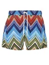 Missoni Zigzag Pattern Swimsuit Featuring Practical Pockets In Multi