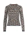 Missoni Maglia Con Motivo Fiammato Multicolor