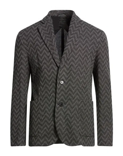 Missoni Man Blazer Black Size 38 Cotton