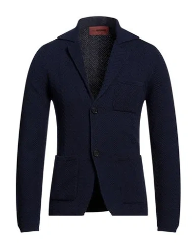 Missoni Man Blazer Navy Blue Size 42 Cotton