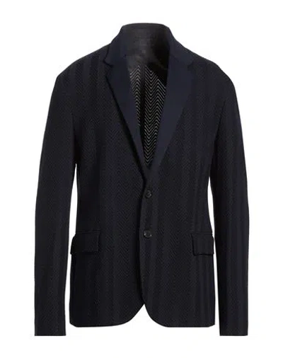 Missoni Man Blazer Navy Size 42 Cotton, Viscose In Blue